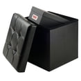 thumbnail image 5 of Winsome Ashford Faux Leather Ottoman with Storage, 5 of 5