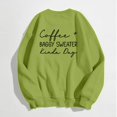 thumbnail image 4 of WEAIXIMIUNG Sweat-Shirt Personnalisé Mode Décontractée Couleur Unie Manches Longues Imprimé Lettres Col Rond, 4 of 4