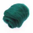 thumbnail image 3 of Wool Roving for Felting And ,10g, Fineness,18.5-26um - Dark Dark Green, 3 of 6