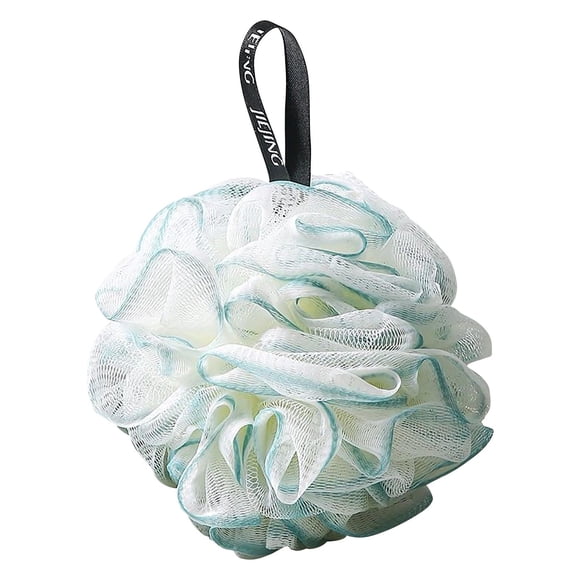 TIMIFIS Bath Sponges Shower Loofahs Mesh Balls Sponge 4 Solid Colors for Body Wash Bathroom Men Women crubber Cleaning Loofah Bathing Accessories Gifts For Mom pring