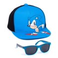 thumbnail image 1 of Sonic the Hedgehog Boys Blue Adjustable Curved Peak Cap (One Size), 1 of 6