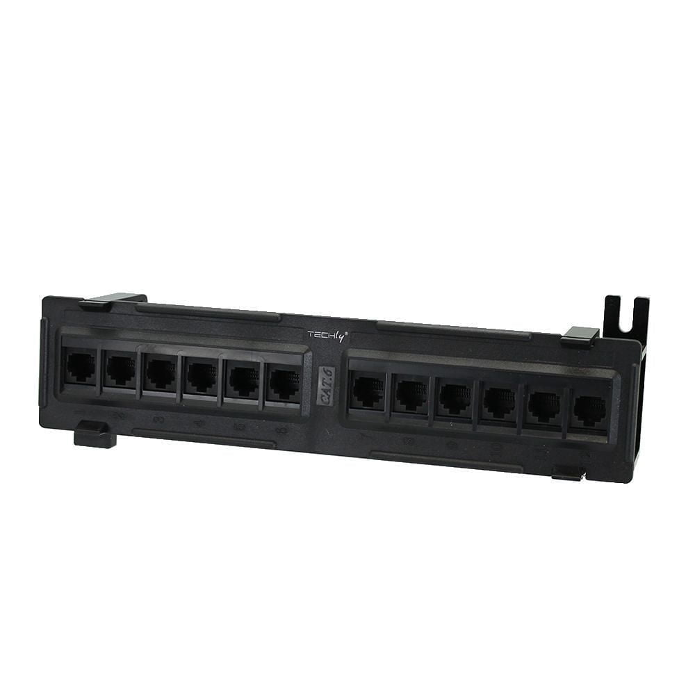 12 Port Cat6 Patch Panel - 1u