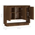 thumbnail image 4 of vidaXL Sideboard Brown Oak 97x31x75 cm Engineered Wood, 4 of 5