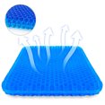 thumbnail image 4 of Amdohai Coussin de Siège en Gel Épais et Grand, Coussin de Siège Double en Gel le Plus Récent à Être Modifié, pour le Soulagement de la Pression au Dos, 4 of 7