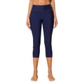 thumbnail image 3 of Charmo Capris Swim Pants for Womens Wider Waisted Leggings Sport Rash Guard Surf Pants, 3 of 6