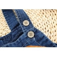 thumbnail image 4 of KIDSCOOL SPACE Baby Toddler Cute 3D Animal Summer Jean Overalls Shortalls,2-3 Years, 4 of 5