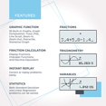 thumbnail image 4 of Calculatrice Scientifique avec Fonctions Graphiques - Plusieurs Modes avec Interface Intuitive - Parfaite pour les Étudiants de Cours Débutants et Avancés, Lycée Ou Université, 4 of 4