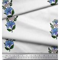 thumbnail image 2 of Soimoi Rayon Fabric Leaves & Floral Block Print Fabric by The Yard 42 Inch Wide, 2 of 3