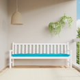 thumbnail image 1 of vidaXL Garden Bench Cushion Turquoise 200x50x7 cm Fabric, 1 of 4