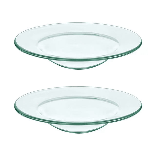 Bovemsi Fruit Plates Replacement Oil Warmer Dish Wax Melt Warmer Liner Dish Round Glass Dish Candle Wamer Bowl Plate Wax Tray For Scented Wax Aroma Lamp Lamps Wax Melter W
