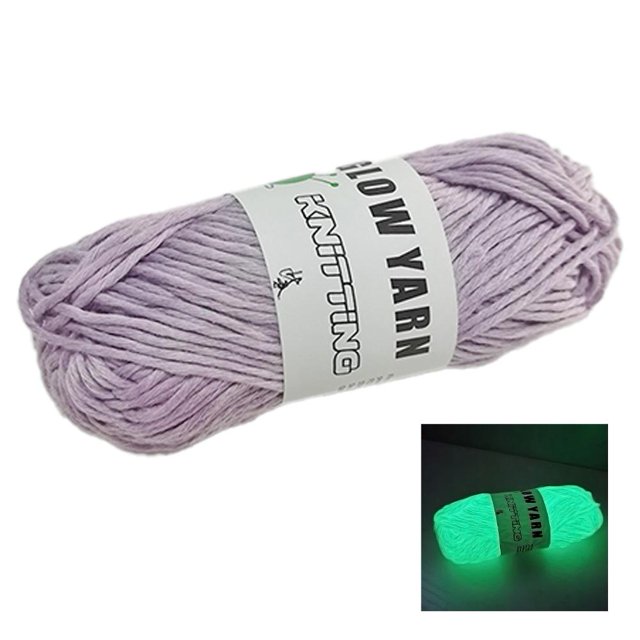 50m Functional Yarn Hand Woven DIY Luminous Braided Crochet Luminous Wire