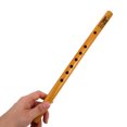 thumbnail image 3 of Ensemble de Sifflet Flûte Instrument Couleur Jaune Bambou pour Usage Personnel et Performance 13 Po, 3 of 8