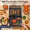 thumbnail image 2 of Costway Electric Panini Press Grill Sandwich Maker with LED Display & Removable Drip Tray, 2 of 10