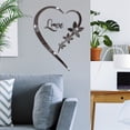 thumbnail image 2 of VogueV Heart-Shaped Acrylic Mirror Wall Sticker - Bedroom Vanity Decor C, 2 of 5