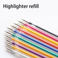 thumbnail image 4 of pitrice 12 Pieces Gel Pen Refill Painting Writing Stationery Marker Replacement Office Marking Shinning Highlight Ink Ballpoint Type 1, 4 of 9