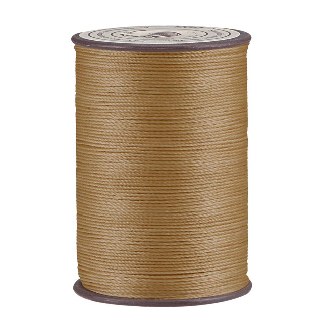 Unique Bargains Fil Ciré en Polyester Brun Pastel, 137 Verges