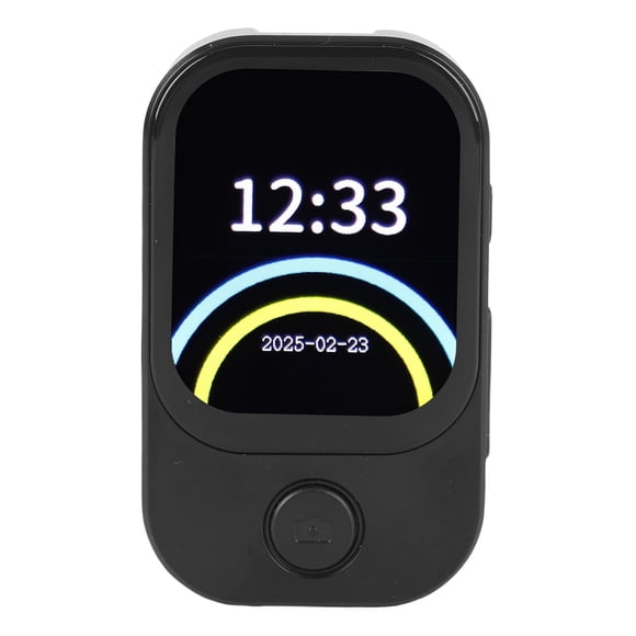 Lecteur MP3 avec Caméra, Lecteur Vidéo Musique HD 720P avec Écran Tactile 2,01 Pouces, Lecteur MP3 Hi-Fi avec Haut-Parleur, Livre Numérique, Radio FM, Réveil et Chronomètre Noir
