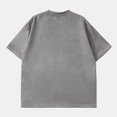 thumbnail image 4 of RKSTN Chemises d'Été pour Hommes Décontractées Mode Couleur Unie Col Rond T-Shirt Manches Courtes Chandail Respirant Blouse Hauts, 4 of 4