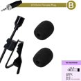 thumbnail image 1 of Omnidirectional Lavalier Lapel Clip Mic 3.5mm 3Pin 4-Pin XLR For Wireless System, 1 of 12