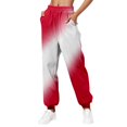 thumbnail image 3 of Womens Gradient Sweatpants Casual Loose Trousers With Pockets High Waist Pants, 3 of 3