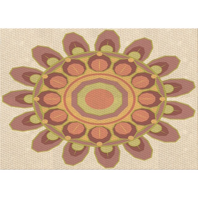 Ahgly Tapis Rectangulaire Lavable en Machine Intérieur Transitionnel Marron Or, 3 Pieds x 5 Pieds