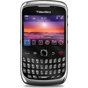 Blackberry 9300 Courbe 3G Téléphone déverrouillé avec 2 MP Caméra, Wi-Fi, Bluetooth, QWERTY Clavier et GPS--Version internationale avec garantie (Noir)