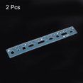 thumbnail image 3 of Unique Bargains 2pcs Unbreakable Flexible Rulers 20cm PVC Shatterproof Folding Plastic Ruler with Wavy Lines, Blue, 3 of 6