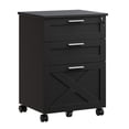 thumbnail image 5 of GloryStar Wood Filing Cabinet with Lock, Portable Under-Desk Storage Drawer Unit on Casters for Home Office, 5 of 5