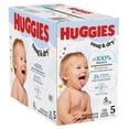 thumbnail image 2 of Huggies Snug & Dry Baby Diapers, Size 5 (27+ lbs), 136 Count, 2 of 8