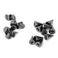 thumbnail image 2 of 50pcs 7x10mm  Spikes Punk Rivets Leathercraft Studs DIY Clothing Decoration  Color, 2 of 8