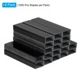 thumbnail image 3 of Unique Bargains Staples for Stapler, 6 Pack(1000Pcs Staples Per Pack) 26/6 Standard 1/4 Inch Length Staples Jam Free Black, 3 of 7