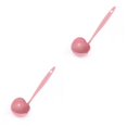 thumbnail image 4 of Maytalsory 2 in 1 Long Handle Soup Spoon Home Strainer Cooking Colander Kitchen Scoop Plastic ladle Tableware Kitchen Gadgets Free Shipping pink 1pcs 2Set, 4 of 6