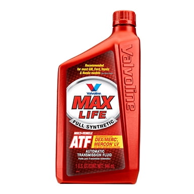 Valvoline VV3246 Auto Trans Fluid MaxLife (R) Dexron And Mercon; 1 Quart Bottle; Case Of 6