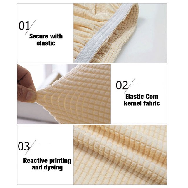 Baohd These Chair Covers Will Add A Touch Of Elegance To Your Dining Room Dining Chair Slipcovers Washable Home Bar fruit green 1