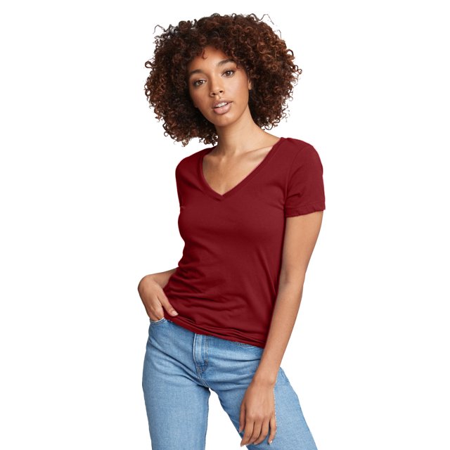 Next Level Womens Ideal V, XL, Cardinal