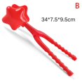 thumbnail image 2 of Heart Shaped Snowball Maker Clip Winter Sand Ball Mold Plastic Clamp Toy 2021, 2 of 6