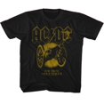 thumbnail image 1 of T-Shirt Noir pour Tout-Petit AC/DC Monochrome FTATR, 1 of 2