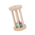 thumbnail image 2 of Lipstore Baby Roller Rattle Wood Toys Rattles with Bells Smooth Surface Infant Roller Toy A, 2 of 8