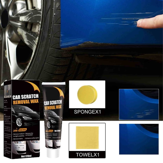 Aodebiao Car Scratch Repair, Car Scratch Repair Paste,Car Scratch Repair Paste Polishing Wax with Sponge, Upgrade Car Scratch Remover, Polishing Wax, Premium Scratching Repair Tools