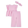 thumbnail image 2 of Ensemble chiffonné 3 pièces George pour bébés filles, 2 of 2