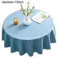 thumbnail image 2 of Waterproof microfiber tablecloths, round tablecloths for outdoor and interior trim cloth, 2 of 5