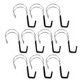 thumbnail image 1 of Hemoton 10pcs Heavy Duty Metal Hooks for Kitchen Bathroom Hangers and Drawer Towel Storage, 1 of 8