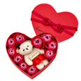 thumbnail image 1 of 10Pcs Soap Flower Bear with Box Girlfriend Birthday Wedding Valentine Day Gift, 1 of 8