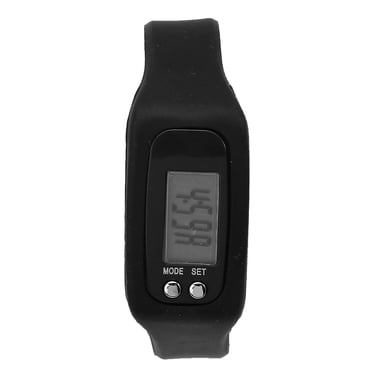 Bracelet Podomètre Bracelet de Sport Compteur de Calories Entraînement Physique Compteur de Pas Bracelet Intelligent Montre Bracelet Compteur de Calories Podomètre Sport Entraînement Physique Noir