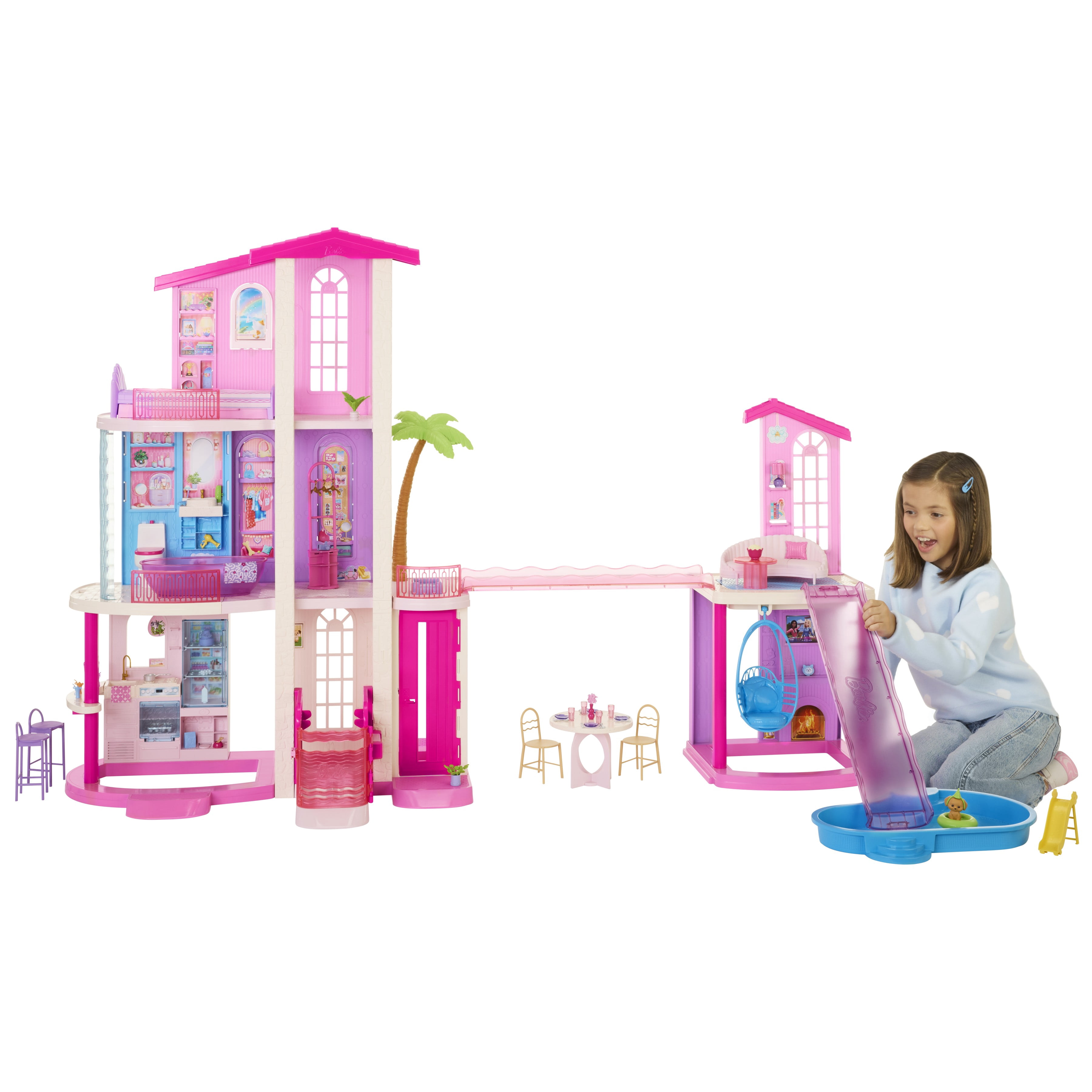 Barbie La Maison de Rêve de Barbie 2026 avec plus de 65 éléments