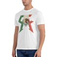 thumbnail image 4 of Canelo t-Shirts Musique Alvarez pour Hommes Été Coton Décontracté Col Rond Manches Courtes Unisexe Noir, 4 of 5