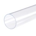 thumbnail image 1 of Unique Bargains 66mm ID 70mm OD 20' Acrylic Pipe Rigid Round Tube Clear High Impact for Lighting, Models, Plumbing, Crafts, 1 of 6