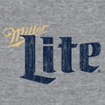 thumbnail image 2 of Miller Lite Men's Heather Grey T-Shirt-Medium, 2 of 4