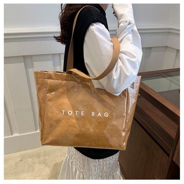 PRETXORVE Grand Sac Fourre-Tout Imperméable en Gelée à Grande Capacité