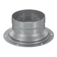 thumbnail image 1 of Unique Bargains Raccord de Conduit de 3 Pouces Bride Métallique Raccord Droit Bride de Tuyau Ronde Conduit de Ventilation, 1 of 5